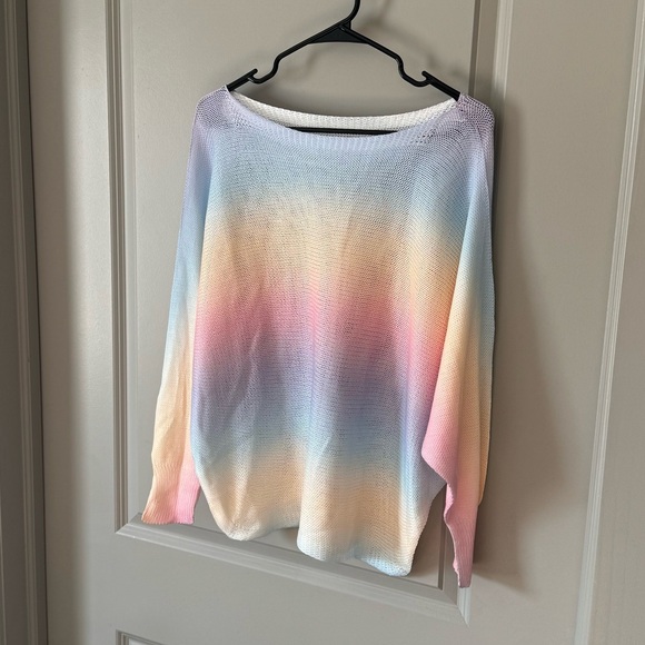 Pastel Ombré Pullover Sweater - Picture 2 of 12